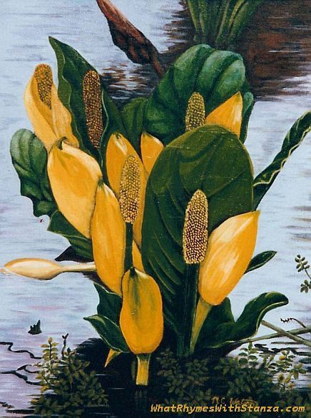 skunk cabbage painting